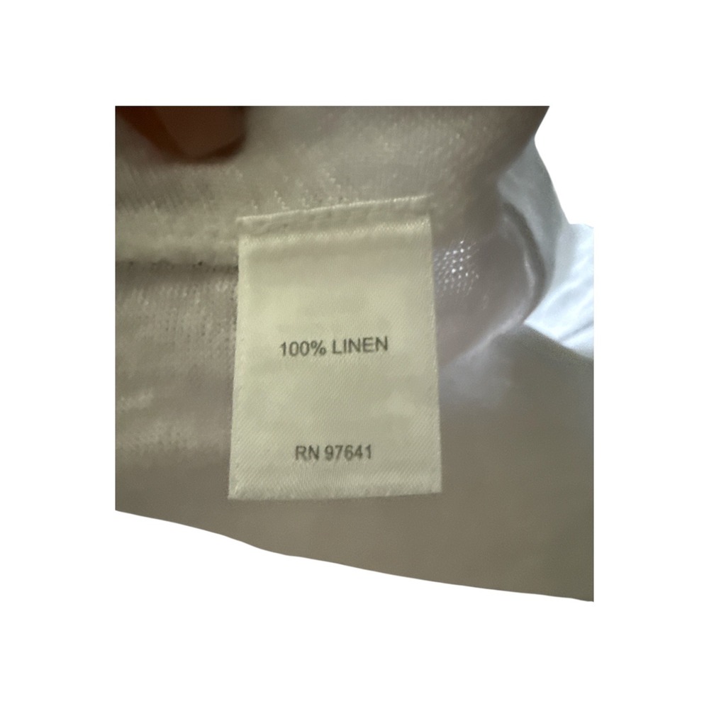 J. Jill Love Linen White Twist Front Tank Top Sleeveless Plus Size 2X New - Picture 5 of 7